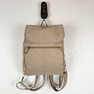 Travelon Anti-Theft Signature Slim Backpack Sable Brown RFID Pockets Organizer